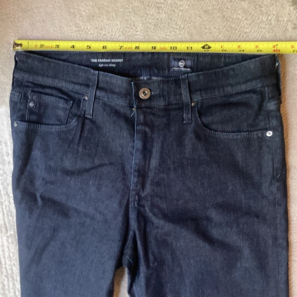 AG, The Farrah Skinny dark denim jeans - Picture 6 of 6
